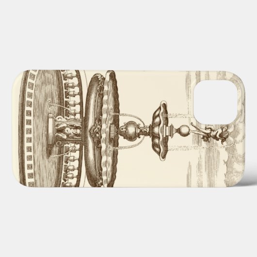 Hofbrunnen mit Zierstuben Case-Mate iPhone Hülle (Rückseite (Horizontal))