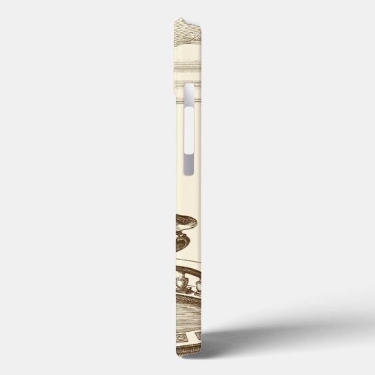 Hofbrunnen mit Zierstuben Case-Mate iPhone Hülle (Rückseite / Links)