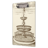 Hofbrunnen mit Zierstuben Klemmbrett (Links)