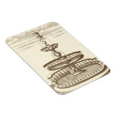 Hofbrunnen mit Zierstuben Magnet (Rechte Seite)