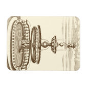 Hofbrunnen mit Zierstuben Magnet (Horizontal)