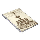 Hofbrunnen mit Zierstuben Notizblock (Rechte Seite)