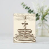 Hofbrunnen mit Zierstuben Postkarte (Stehend Vorderseite)