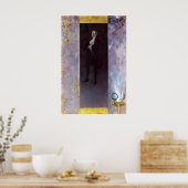 Hofburg actor Josef Lewinsky as Carlos by Klimt Poster (Küche)