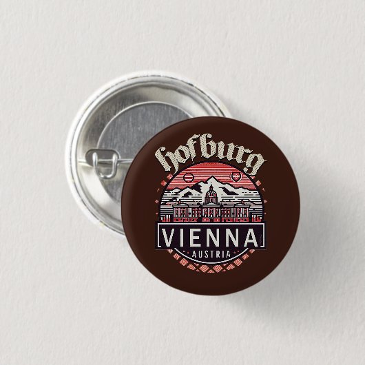 Hofburg in Circles Button (Vorne & Hinten)