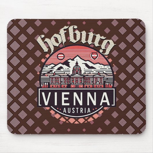 Hofburg in Circles Mousepad (Vorne)