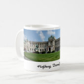 Hofburg Wien Österreich Kaffeetasse (Vorderseite Links)