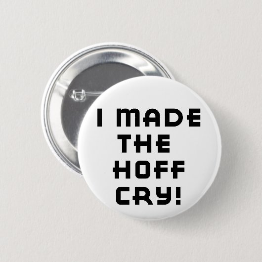 Hoff Schrei-Knopf Button (Vorne & Hinten)