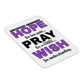 Hoffe bete Wish ... Sarcoidose Magnet (Rechte Seite)