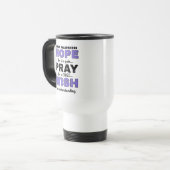 Hoffe betet Wish...Lupus Reisen Mug Reisebecher (Vorderseite Links)