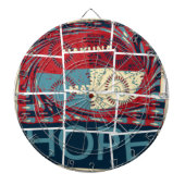 Hoffe, das Wunder schöne schöne schöne inspirieren Dartscheibe (vorne)