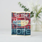 Hoffe, das Wunder schöne schöne schöne inspirieren Postkarte (Stehend Vorderseite)