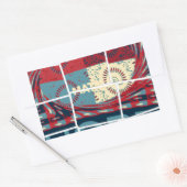 Hoffe, das Wunder schöne schöne schöne inspirieren Rechteckiger Aufkleber (Umschlag)