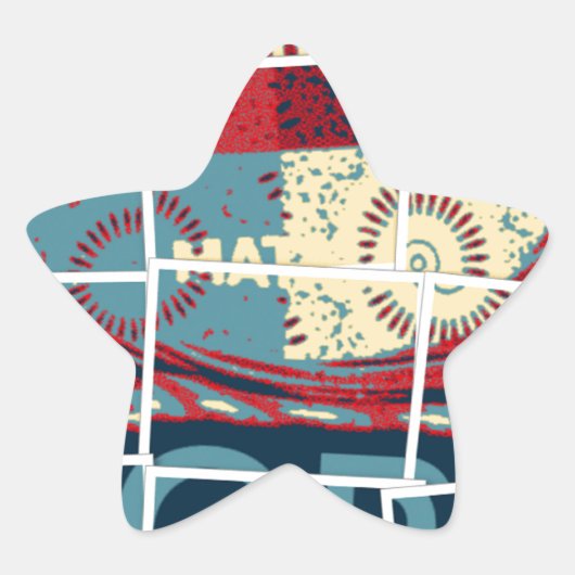 Hoffe, das Wunder schöne schöne schöne inspirieren Stern-Aufkleber (Vorderseite)