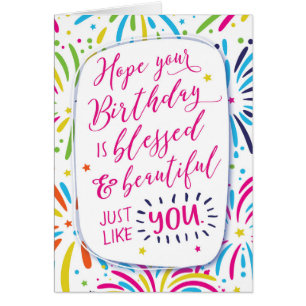 Hoffe, dass dein Geburtstag gesegnet und schön ist