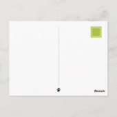 "Hoffe, dass du bald besser Gefühl bist" Niedliche Postkarte (Rückseite)