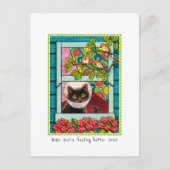 "Hoffe, dass du bald besser Gefühl bist" Niedliche Postkarte (Vorderseite)