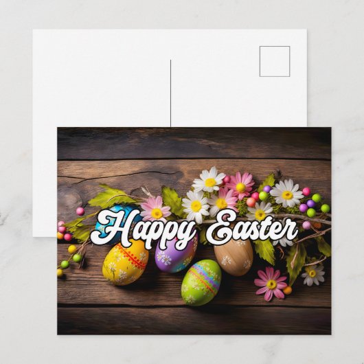 Hoffe, dass du ein wunderschönes Ostern hast Postkarte (Vorne/Hinten)