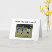 Hoffe, dass du es bald schaffst! Gute Karte (Gelbe Blume)