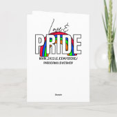 Hoffe, dein Geburtstag ist fabelhaft! Drag Queen Karte (Rückseite)