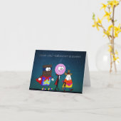 Hoffe, dein Halloween ist eine süße Karte (Gelbe Blume)