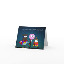 Hoffe, dein Halloween ist eine süße Karte