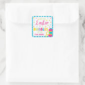 Hoffe, dein Ostern ist voller Spaß Quadratischer Aufkleber (Tasche)