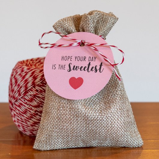 Hoffe, dein Tag ist das süßeste Valentine Geschenkanhänger