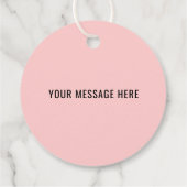 Hoffe, dein Tag ist das süßeste Valentine Geschenkanhänger (Rückseite)