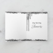 Hoffe, dein Tag schimmert Karte (Innenseite)