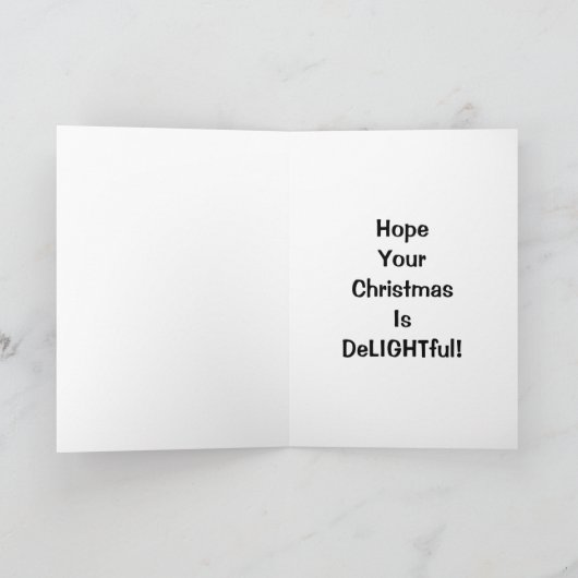 Hoffe, dein Weihnachten ist deLIGHTvoll! (Innenseite)