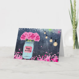 Hoffe deine Glitzern zum Geburtstag! (Karte) Karte