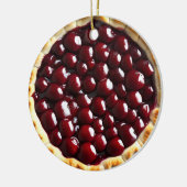 Hoffe, deine Weihnachten ist pie-fect | Funny Food Keramik Ornament (Links)