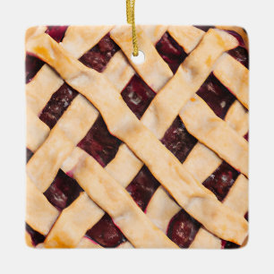 Hoffe, deine Weihnachten ist pie-fect   Funny Food Keramikornament