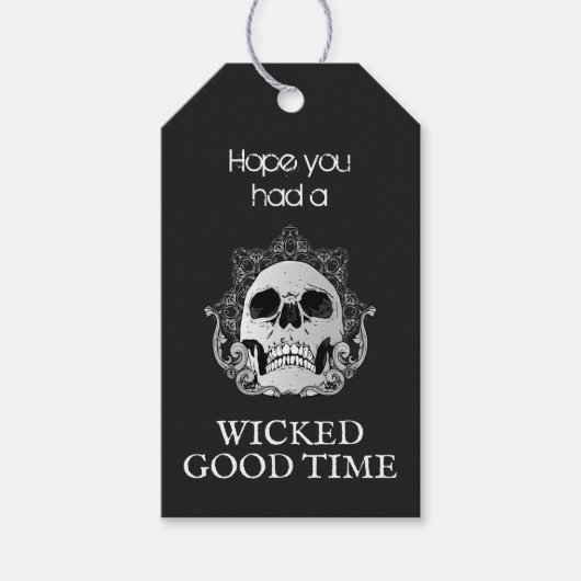 Hoffe, du hattest ein glückliches Halloween Geschenkanhänger (Vorderseite)