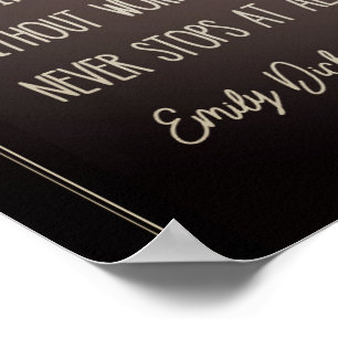 HOFFE etwas mit Federn Poster