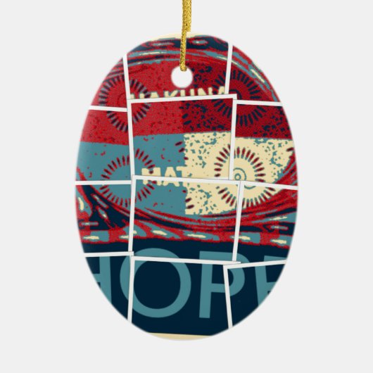 Hoffe Hakuna Matata Keramikornament (Vorne)