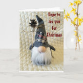 **HOFFE, SIE BEI CHRISTMAS ZU SEHEN** KARTE (Gelbe Blume)