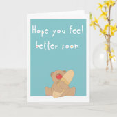 hoffen, dass es dir besser geht karte (Gelbe Blume)