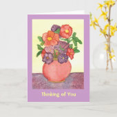 hoffen, dass sich die Dinge bald verbessern Karte (Gelbe Blume)