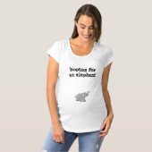 Hoffen für einen Elefanten T-Shirt (Vorne ganz)