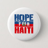 Hoffen für Haiti Button (Vorderseite)