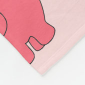 Hoffen Sie das Flusspferd - Kinder Fleecedecke (Ecke)