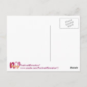 Hoffen Sie, dass dies Sie glücklich finden Ihre Te Postkarte (Rückseite)