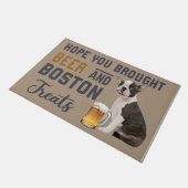 Hoffen Sie, dass Sie Bier und Boston Leckereien. Fußmatte (Schrägansicht)