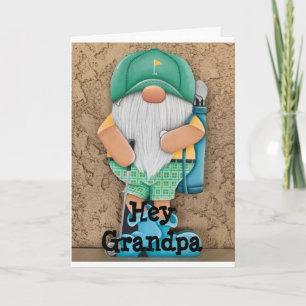 HOFFEN SIE IHRE CHRISTMAS *BIS ZU PAR* GRANDPA FEIERTAGSKARTE