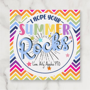 Hoffen Sie, Ihre Sommer Rock-Geschenk-Tags Geschenkanhänger