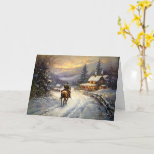 Hoffen Sie, zu Weihnachten Zuhause zu sein Karte