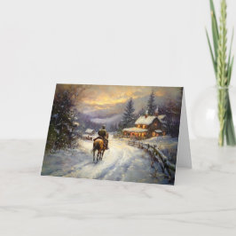 Hoffen Sie, zu Weihnachten Zuhause zu sein Karte