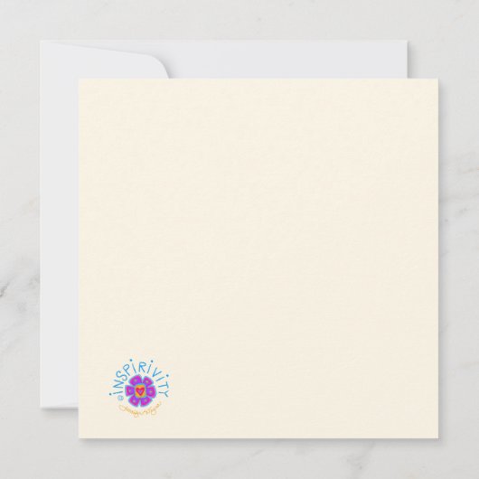 Hoffentlich florale Ermutigung Hübsche Inspiritivi (Rückseite)